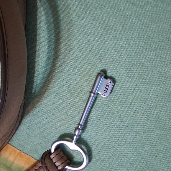 Fossil Multicolor Leaf Pattern Satchel - Picture 6 of 10